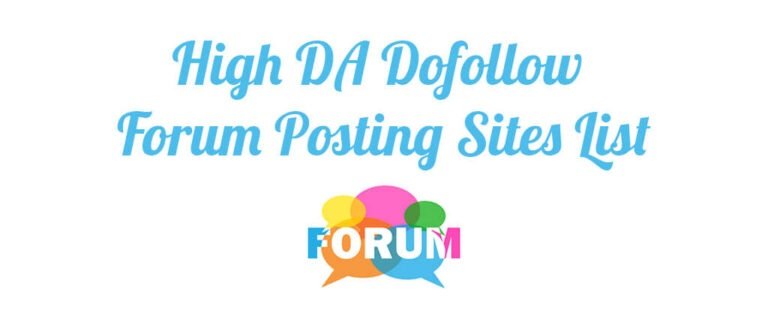 forum posting sites list